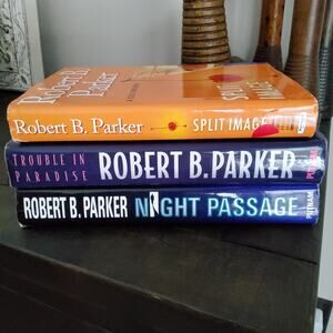 Robert Parker Book Lot Jesse Stone Split Image Trouble in Paradise Night Passage